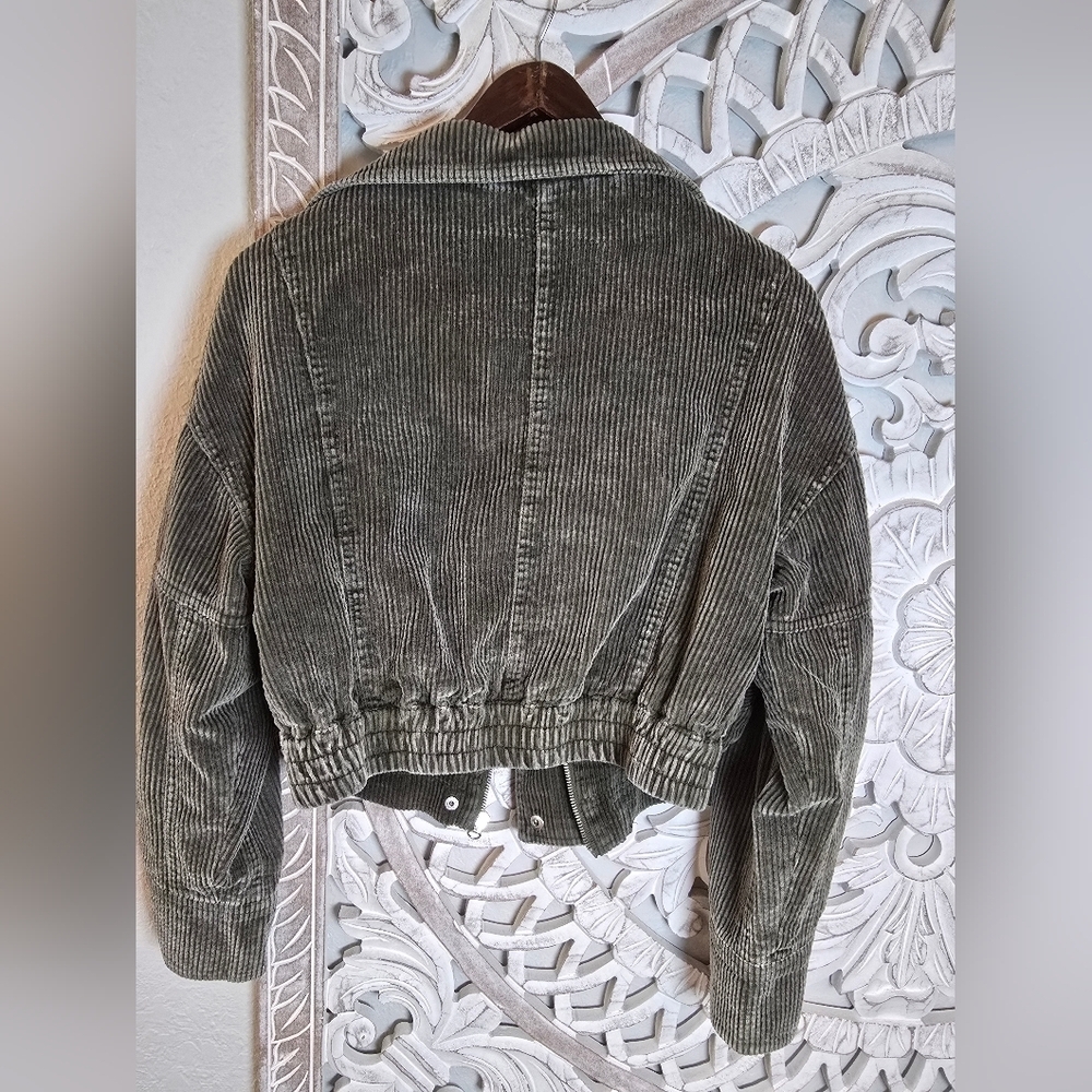 KanCan Olive Corduroy Jacket - Picture 6 of 11